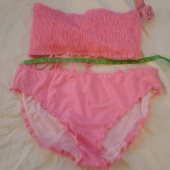 NWT Summer Crush Hot Pink Multiway Bikini Plus Size Curvy 2X - Picture 2 of 7